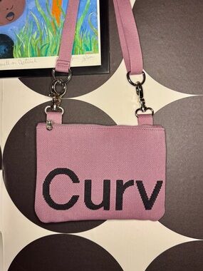 CURVES by Sean Brown Dusty Rose Crossbody Mini Knit